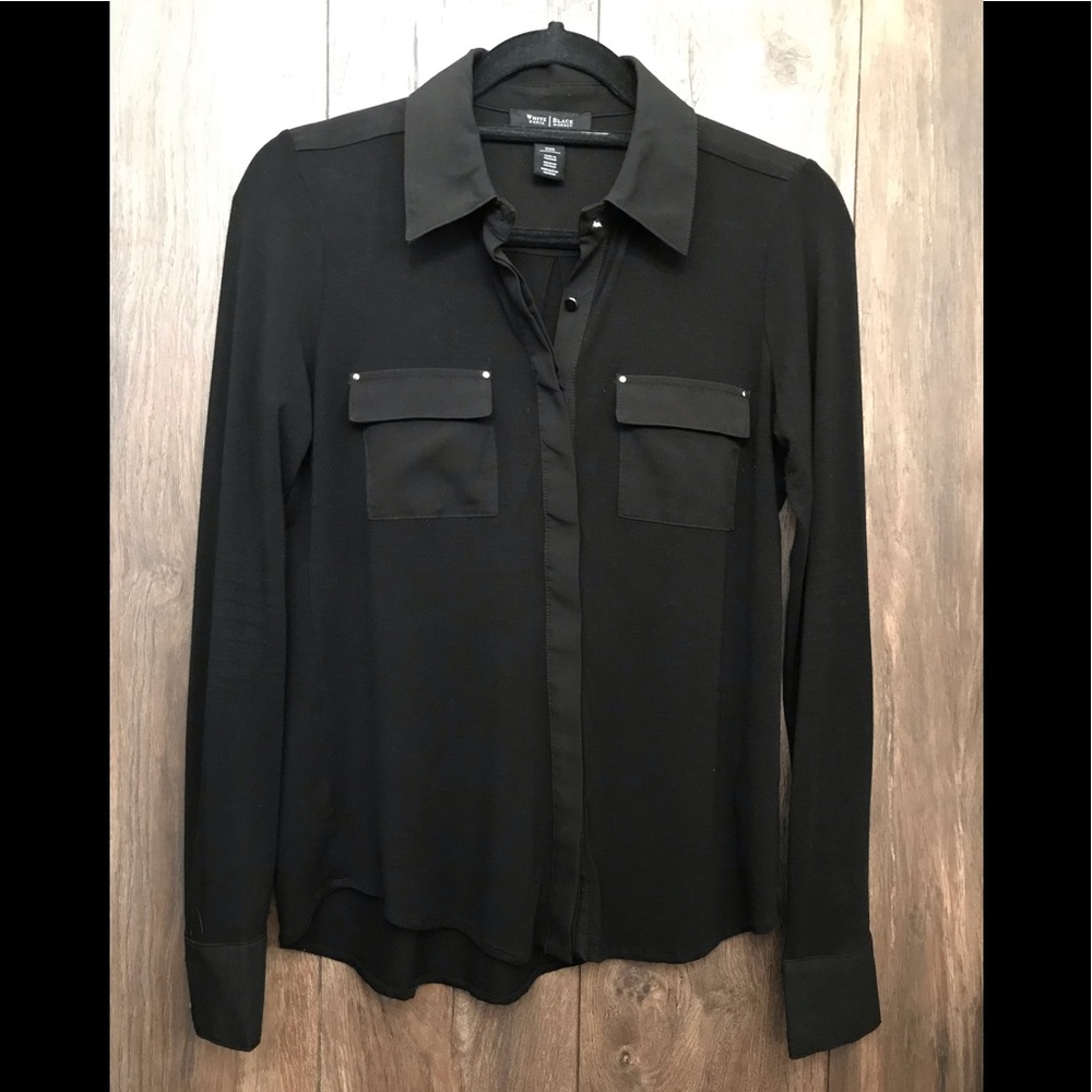 White House Black Market Black top - Picture 4 of 10